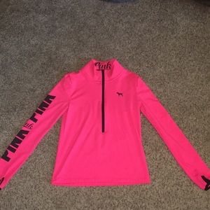 pink long sleeve jacket